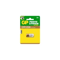 GP CR123 lithium fotó elem (1db/bliszter) (B1501)