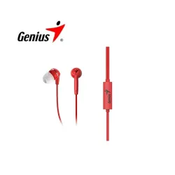 Genius HS-M320 mikrofonos fülhallgató piros (31710005415)