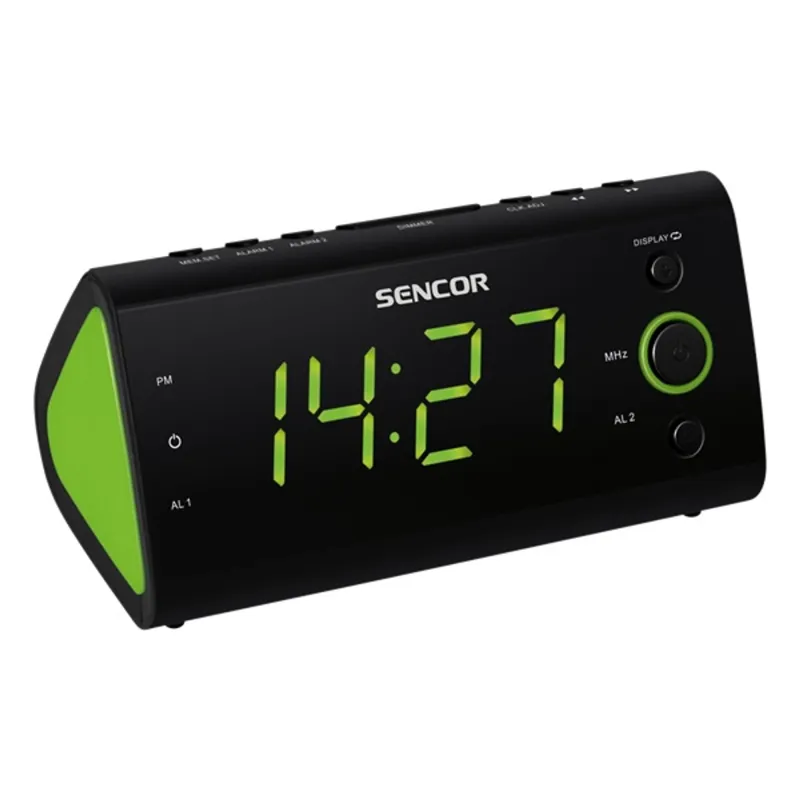 Sencor SRC 170 GN rádiós ébresztőóra Sencor SRC 170 GN rádiós ébresztőóra