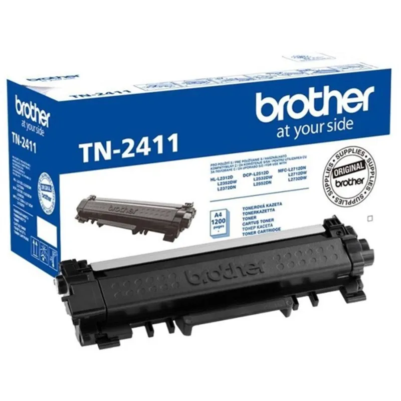 BROTHER TN2411 Toner Brother TN2411 black 1200 pgs DCP-L2512D / DCP-L2532DW / MFC-L2752DW BROTHER TN2411 Toner Brother TN2411 black 1200 pgs DCP-L2512D / DCP-L2532DW / MFC-L2752DW