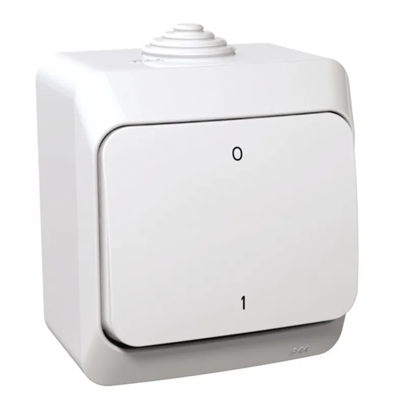 Schneider WDE000520 CEDAR PLUS IP44/fehér kétpólusú kapcsoló Schneider WDE000520 CEDAR PLUS IP44/fehér kétpólusú kapcsoló