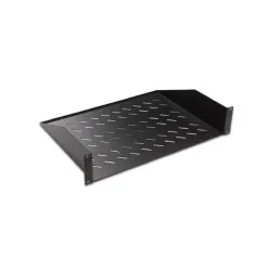 Lande 2 ponton rögzíthető 1U 19" rack tálca fekete