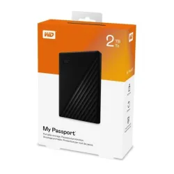 WD My Passport 2TB külső HDD USB3.0 Fekete