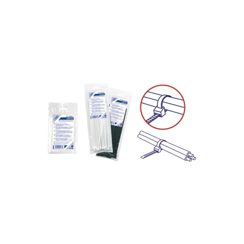 Somogyi 150x3,5mm fehér kábelkötegelő 50 db Somogyi 150x3,5mm fehér kábelkötegelő 50 db
