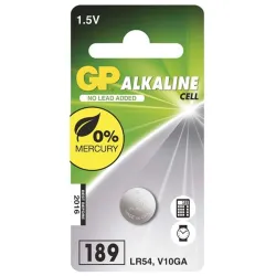 Elem GP LR54 (189f) alkáli gombelem 1db/bliszter