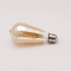Iris Lighting Filament Bulb Longtip E27 ST64 6W/2700K/540lm aranyszínű LED fényforrás (ILFBST646W4000K)