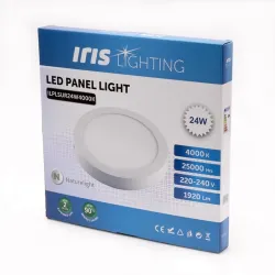 Iris Lighting PLSUR-24W 24W/1920lm/4000K mennyezeti kör alakú LED panel (ILPLSUR24W4000K)
