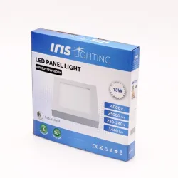Iris Lighting PLSUS-18W 18W/1440lm/4000K mennyezeti négyzet alakú LED panel (ILPLSUS18W4000K)