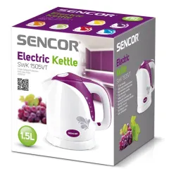Vízforraló Sencor SWK 1505VT fehér-lila 1,5l