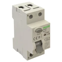 Tracon EVOV2P2503 2P 25A 30mA 6kA áram-védőkapcsoló