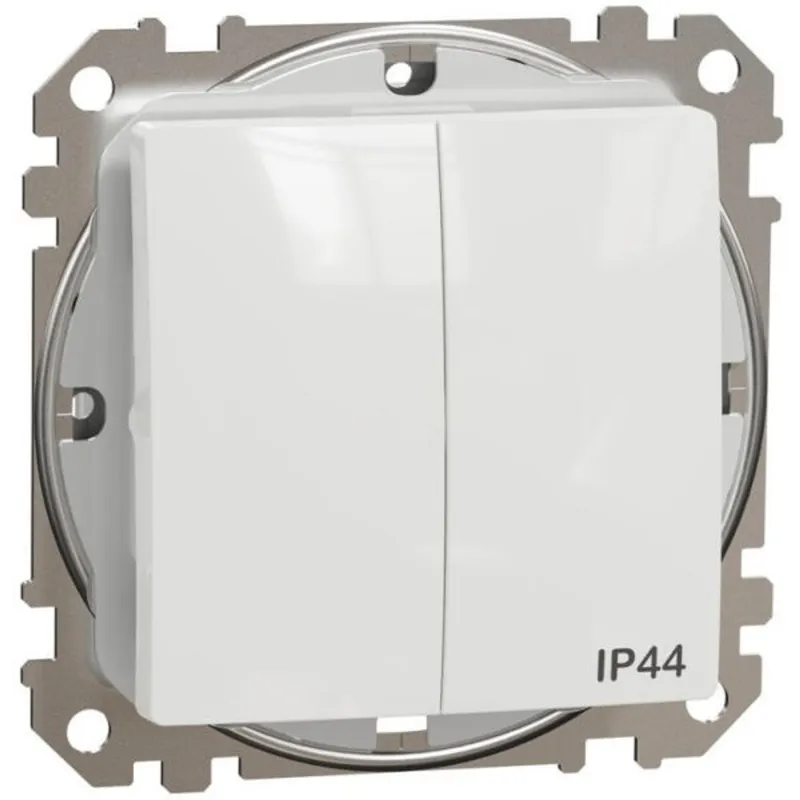 Schneider SDD211105 Sedna rugós IP44 fehér SDD csillárkapcsoló Schneider SDD211105 Sedna rugós IP44 fehér SDD csillárkapcsoló