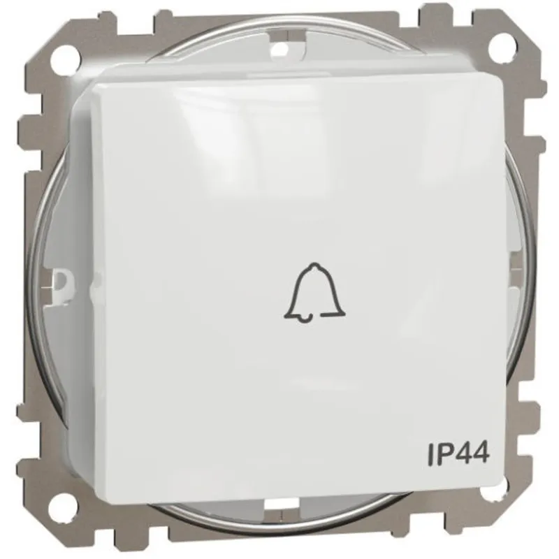 Schneider csengőjellel rugós IP44 SDD egypólusú nyomó fehér (SDD211131) Schneider csengőjellel rugós IP44 SDD egypólusú nyomó fehér (SDD211131)