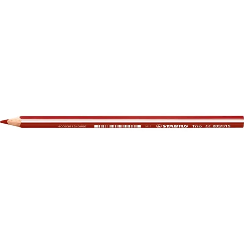Stabilo Trio thick 203/315 cseresznye piros vastag színes ceruza Stabilo Trio thick 203/315 cseresznye piros vastag színes ceruza