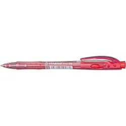 STABILO Golyóstoll, 0,38 mm, nyomógombos, STABILO "Liner 308", piros