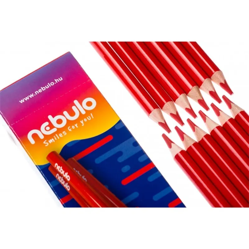 Nebulo Jumbo piros színes ceruza Nebulo Jumbo piros színes ceruza