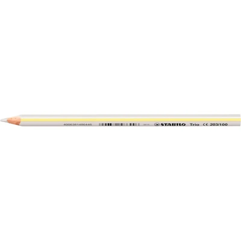 Stabilo Trio thick 203/100 fehér vastag színes ceruza Stabilo Trio thick 203/100 fehér vastag színes ceruza