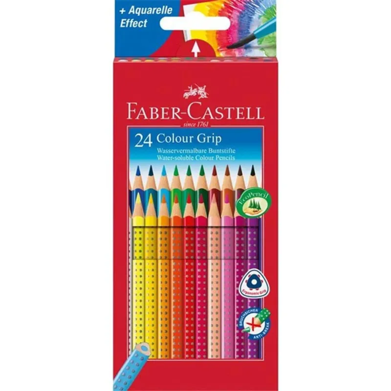 Faber-Castell Grip 2001 24db-os színes ceruza készlet Faber-Castell Grip 2001 24db-os színes ceruza készlet