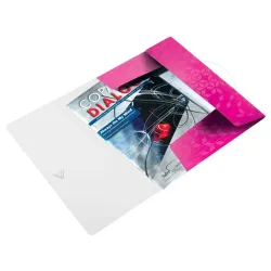 Leitz WOW gumis mappa rózsaszín (45990023)