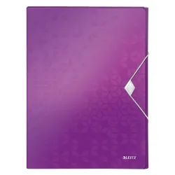 Leitz WOW jumbo gumis mappa lila (46290062)