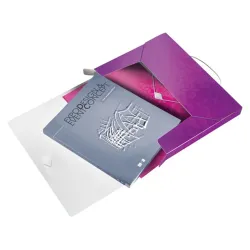 Leitz WOW jumbo gumis mappa lila (46290062)