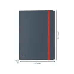 Leitz Cosy mobil gumis mappa bársony szürke (46190089)