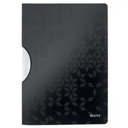 Leitz WOW Colorclip gyorslefűző fekete (41850095)