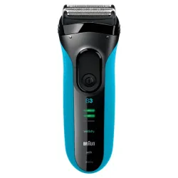 Braun Series 3 3040 Wet & Dry férfi borotva kék-fekete
