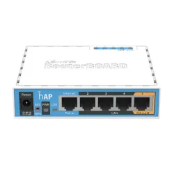 MikroTik hAP 5x10/100 Mbps port, 2,4Ghz 802.11n wifi, USB porttal