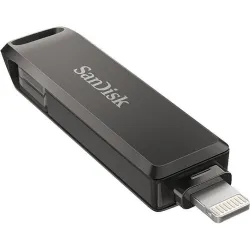 Sandisk 128GB USB3.1 Type-C/Lightning iXpand Luxe Black