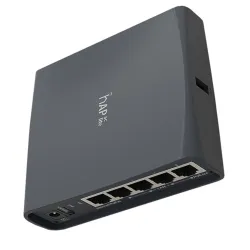 MikroTik RouterBOARD hAP ac lite RB952UI-5AC2ND - Radio access point - 100Mb LAN - Wi-Fi 5 - 2.4 GHz, 5 GHz - DC power
