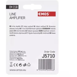 Emos DVB-T/T2 antenna előerősítő (J5710)
