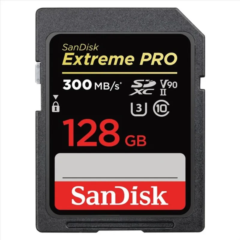 Sandisk 128GB SDXC Extreme Pro Class 10 UHS-II CL10 U3 V90 Sandisk 128GB SDXC Extreme Pro Class 10 UHS-II CL10 U3 V90