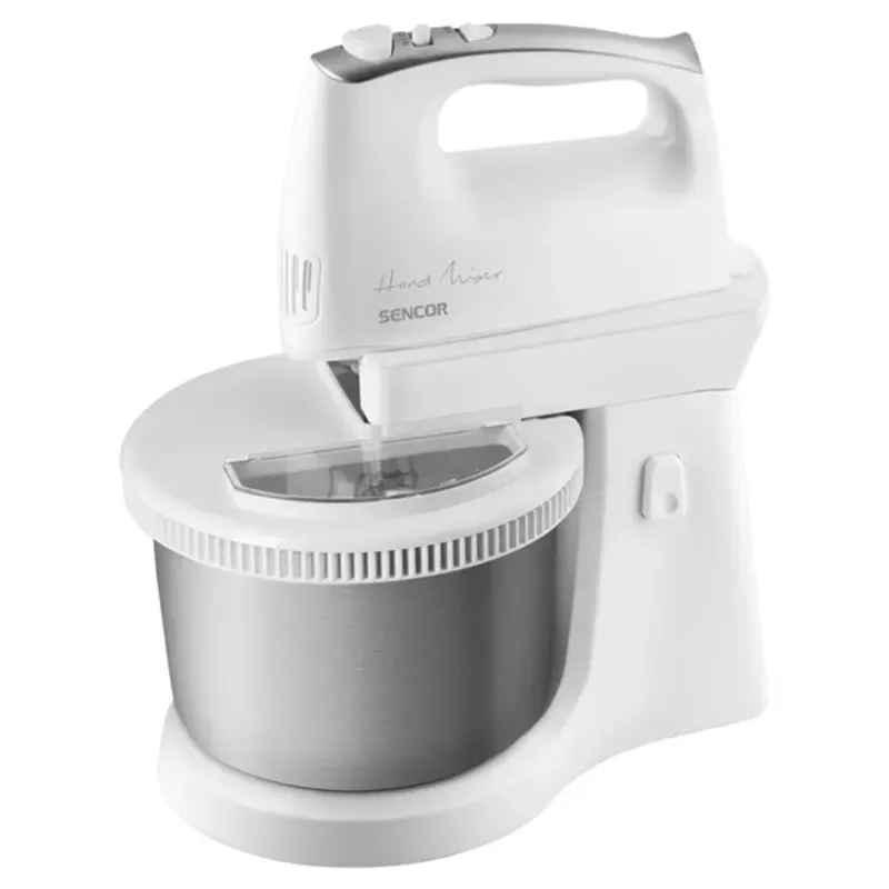 Sencor SHM 6206SS fehér-ezüst tálas kézi mixer Sencor SHM 6206SS fehér-ezüst tálas kézi mixer