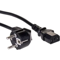 Kábel Akyga AK-PC-06A tápkábel IEC C13 - CEE 7/7 3m
