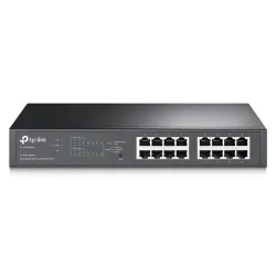 TP-LINK TL-SG1016PE 16 portos gigabites Easy Smart PoE switch 8 PoE+ csatlakozás