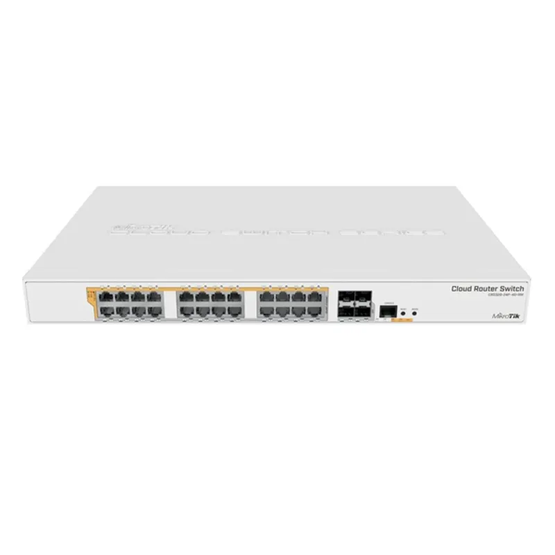 Mikrotik RouterBoard CRS328-24P-4S+RM 24port GbE LAN PoE 4xSFP+ port Rackmount Cloud Router Switch Mikrotik RouterBoard CRS328-24P-4S+RM 24port GbE LAN PoE 4xSFP+ port Rackmount Cloud Router Switch