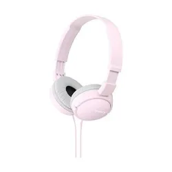 SONY Fejhallgató MDR-ZX110P összehajtható, L alakú aranyozott sztereó minicsatlakozó, Rózsaszín