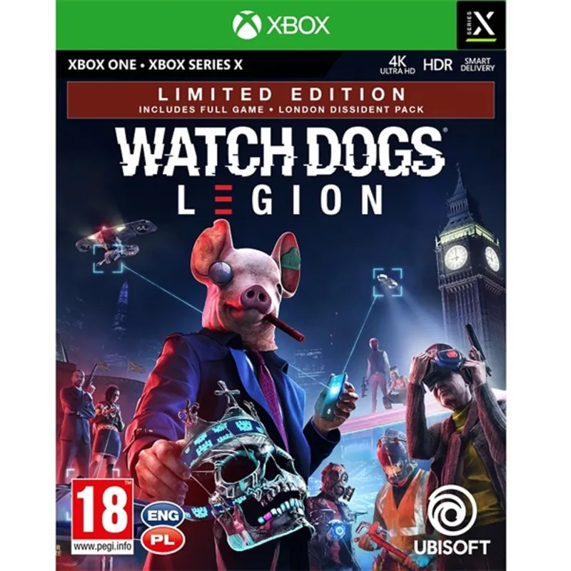 Watch Dogs Legion Limited Edition Xbox One/Series játékszoftver Watch Dogs Legion Limited Edition Xbox One/Series játékszoftver