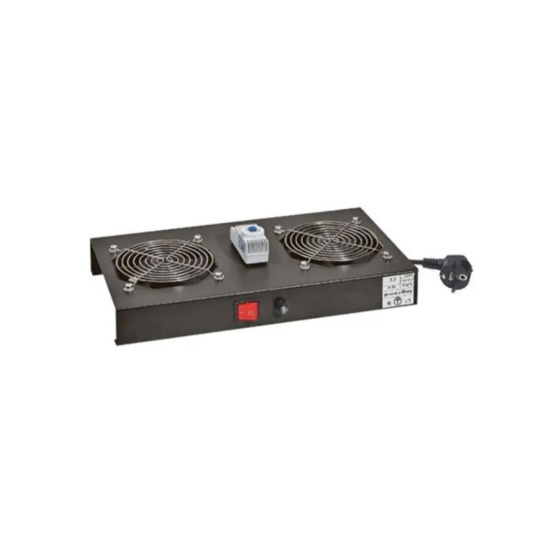 Legrand EC2V Rackszekrény ventilátor 19"- 2 ventilátor, termosztát Legrand EC2V Rackszekrény ventilátor 19"- 2 ventilátor, termosztát