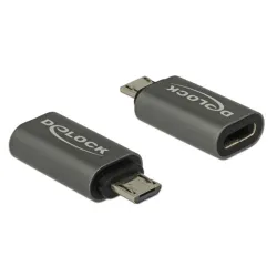 DeLock USB2.0 Micro-B apa - USB Type-C 2.0 anya adapter