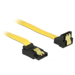 Delock SATA 3 F/F adatkábel 0.3m fel/le sárga