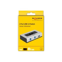 DeLock USB3.0 2 port manual bidirectional Switch