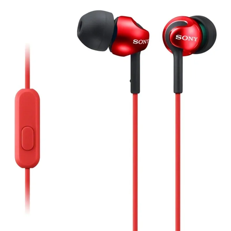 Sony MDR-EX110APR Headphone Red Sony MDR-EX110APR Headphone Red