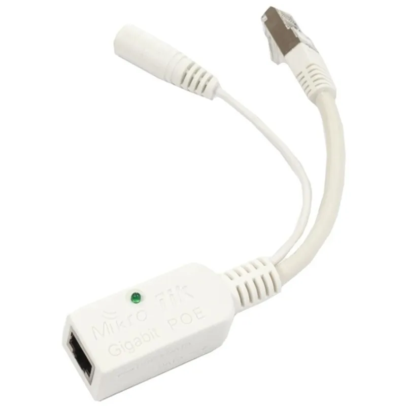 MikroTik RBGPOE Gigabit PoE injector csatlakozó MikroTik RBGPOE Gigabit PoE injector csatlakozó