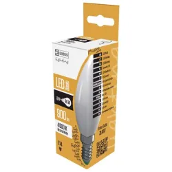 Emos LED izzó gyertya E14 8W 900lm természetes fehér (ZL4117)