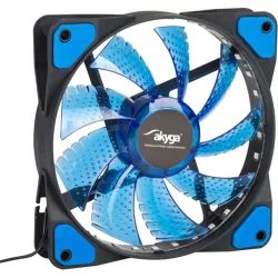 Akyga ház hűtő 12cm kék LED (AW-12E-BL)