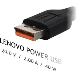 Akyga 20V / 2.0A 40W Lenovo Power USB LENOVO 1.2m notebook töltő adapter - AK-ND