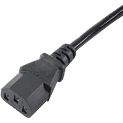 Akyga AK-PC-03A Extension Power Cord C13 / C14 cable 1,8m Black