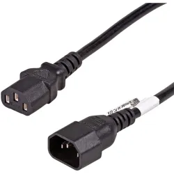 Akyga Pro Tápkábel hosszabbító, 3m - AK-PC-07A C13/C14 , fekete