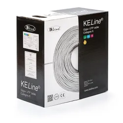 KE-Line Cat6 (U/UTP) PVC árnyékolatlan fali kábel